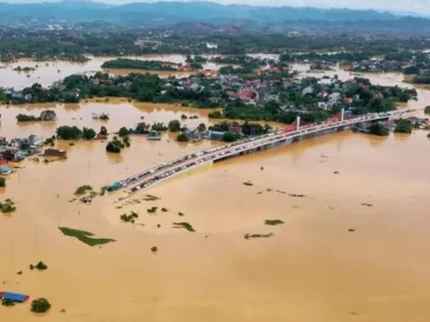 Lũ trên sông ở Bắc Ninh đang lên, lũ sông Cầu tại Thái Nguyên vẫn vượt lịch sử