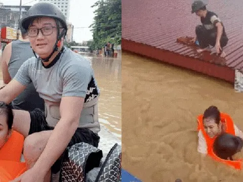 "Người hùng thầm lặng" giữa dòng nước lũ: Ông bố 6 con vượt hàng trăm cây số từ Hà Nội về Thái Nguyên để hỗ trợ người dân vùng lũ