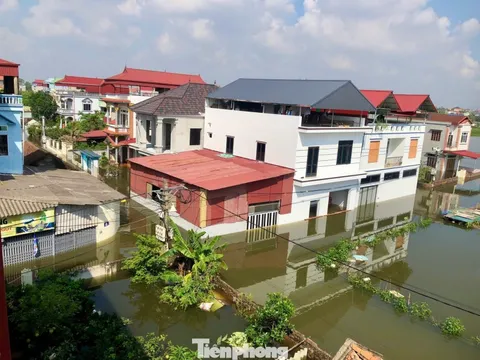 Lũ trên các sông xuống chậm, Hà Nội và 3 tỉnh bị ngập lụt đến bao giờ?