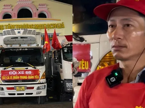 Đội trưởng xe 68 lên tiếng về thông tin "bán vàng của vợ" mua nhu yếu phẩm cứu trợ người dân vùng lũ