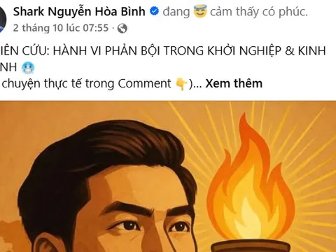 Thị trường tiền số hôm nay, 11-10: Fanpage của Shark Bình bất ngờ âm thầm làm điều này