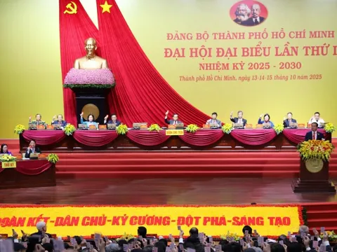 Sáng nay, khai mạc Đại hội Đại biểu Đảng bộ TP HCM lần thứ I