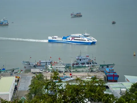 Hiện trạng vị trí dự kiến xây đường vượt biển Cần Giờ - Vũng Tàu