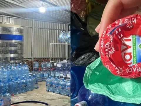 Vụ 20.000 bình nước Lavie giả tuồn đi tiêu thụ khắp nơi ở Hà Nội: Chi phí sản xuất chỉ 10.000 đồng, bán ra 70.000 đồng