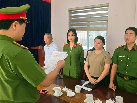 Bắt tạm giam, khám xét nơi ở của nữ công chức Đinh Thị Diệu Hoa