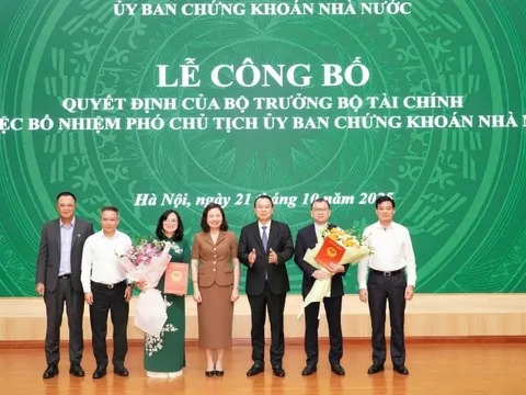Bổ nhiệm 2 Phó Chủ tịch Uỷ ban Chứng khoán Nhà nước