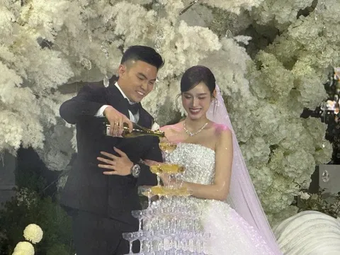 VIDEO: Lễ cưới hoành tráng của Hoa hậu Đỗ Thị Hà và "thiếu gia" Tập đoàn Sơn Hải