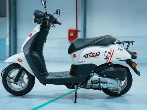 Chi tiết Honda Today Kitty 50cc, xe ga retro giá rẻ cho phái đẹp