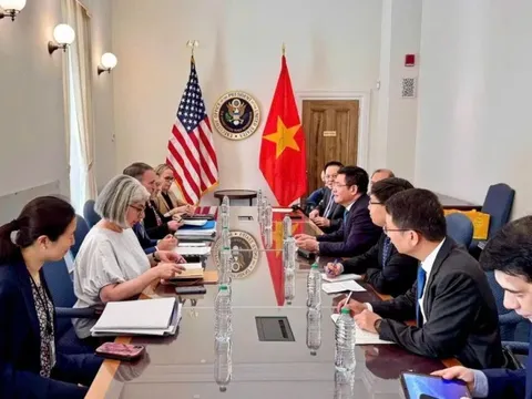 Việt Nam và Mỹ ra tuyên bố chung về thương mại đối ứng