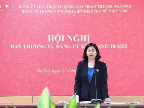 Đảng ủy TƯ Hội LHPN Việt Nam: Tập trung triển khai các Nghị quyết trọng tâm trong tháng 11