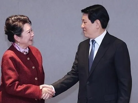 Chủ tịch nước Lương Cường tiếp, làm việc với các tập đoàn lớn