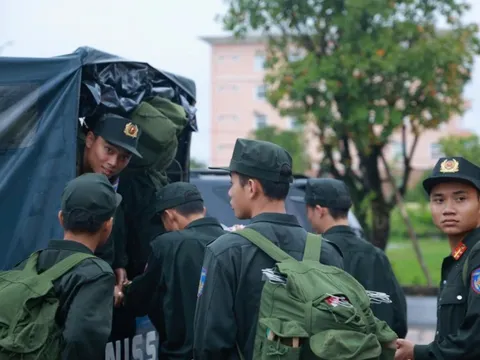 104 cán bộ, chiến sĩ lên đường làm nhiệm vụ đặc biệt tại Huế