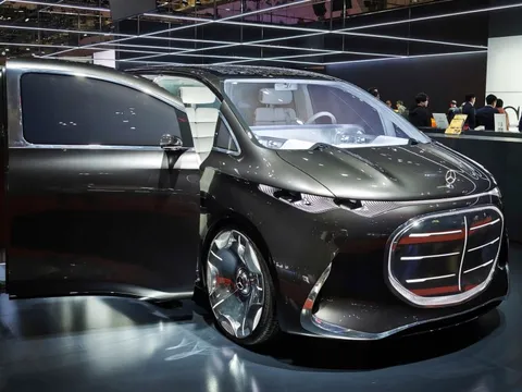 Xem trước thiết kế Mercedes-Benz V-Class thuần điện