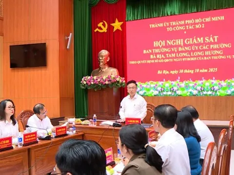 Thành ủy TPHCM kiểm tra việc vận hành chính quyền 2 cấp ở 3 phường