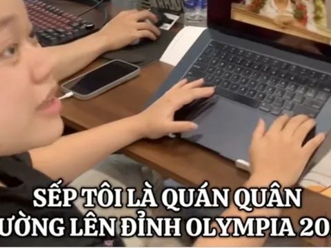 Phản ứng sốc của cô gái khi biết sếp mình chính là... Quán quân Olympia: Quả này đố dám cãi!