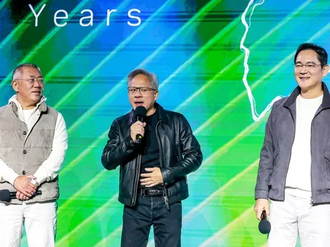 Tiết lộ bất ngờ của CEO Nvidia tại Hàn Quốc trước "bữa tối gà bia"