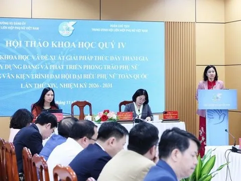 Đề xuất đưa các nội dung về bình đẳng giới và trao quyền cho phụ nữ vào văn kiện Đại hội Đảng XIV