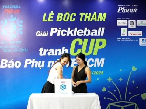 147 đội đã sẵn sàng bước vào giải Pickleball Báo Phụ nữ TPHCM lần 3 - năm 2025