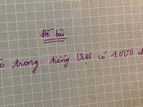 Từ tiếng Việt nào có 1.000 chữ "A"?