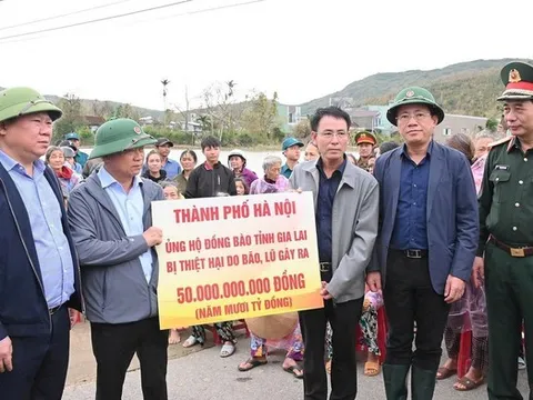 Hà Nội hỗ trợ Gia Lai thêm 200 tỷ đồng để khắc phục hậu quả mưa lũ