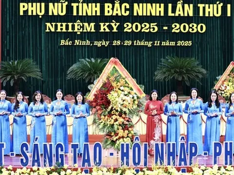 Chủ tịch Hội LHPN Việt Nam dự Đại hội đại biểu phụ nữ tỉnh Bắc Ninh nhiệm kỳ 2025-2030