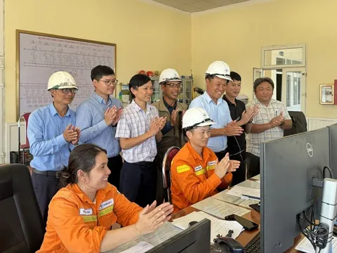 Đóng điện đường dây 220 kV Đô Lương – Nam Cấm