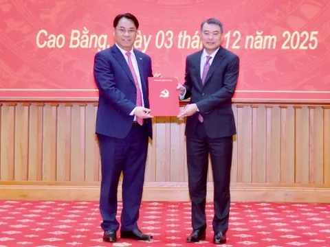 Phó trưởng Ban Tổ chức Trung ương làm Bí thư Tỉnh ủy Cao Bằng