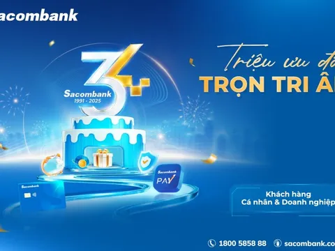 Mừng sinh nhật, Sacombank tri ân khách hàng