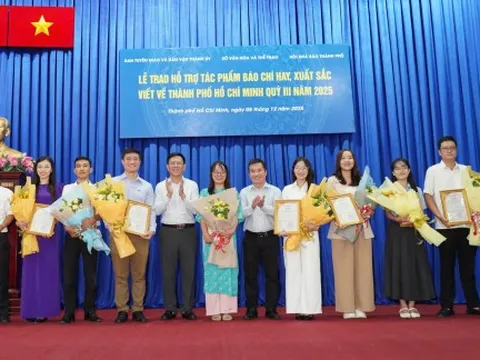 7 tác phẩm của Báo Phụ nữ TPHCM lọt danh sách tác phẩm hay, xuất sắc viết về TPHCM