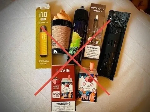 Chính thức cấm kinh doanh thuốc lá điện tử từ 2026