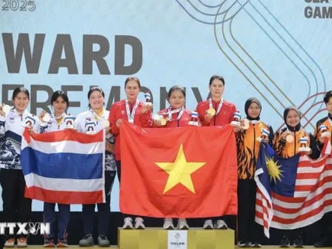 Bảng tổng sắp huy chương SEA Games 33 cập nhật mới nhất sáng 15/12