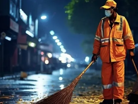 Bác lao công quét đường nhặt được bọc tiền 1,4 tỷ, đứng canh bên vỉa hè suốt 3 tiếng giữa đêm đông