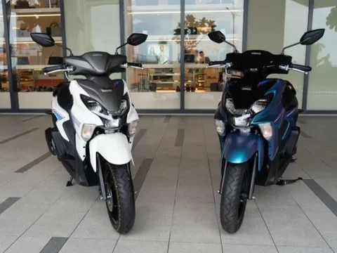 Xe tay ga 'hybrid' giá rẻ của Yamaha xuất hiện