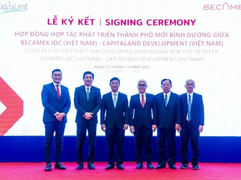 CapitaLand Development hợp tác phát triển xây dựng dự án nhà ở quy mô lớn đầu tiên của Tập đoàn tại Việt Nam