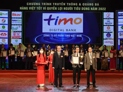 Tính năng chuyển tiền TimoPay by Link nhận giải Top 20 “Sản phẩm – Dịch vụ Chất lượng Vàng vì Quyền lợi người tiêu dùng năm 2022”