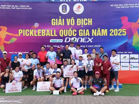 CLB PICKLEBALL D-JOY XUẤT SẮC VÀO CHUNG KẾT 9/10 NỘI DUNG TẠI GIẢI VÔ ĐỊCH PICKLEBALL QUỐC GIA 2025