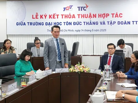 Tập đoàn TTC ký kết thỏa thuận hợp tác với Trường Đại học Tôn Đức Thắng